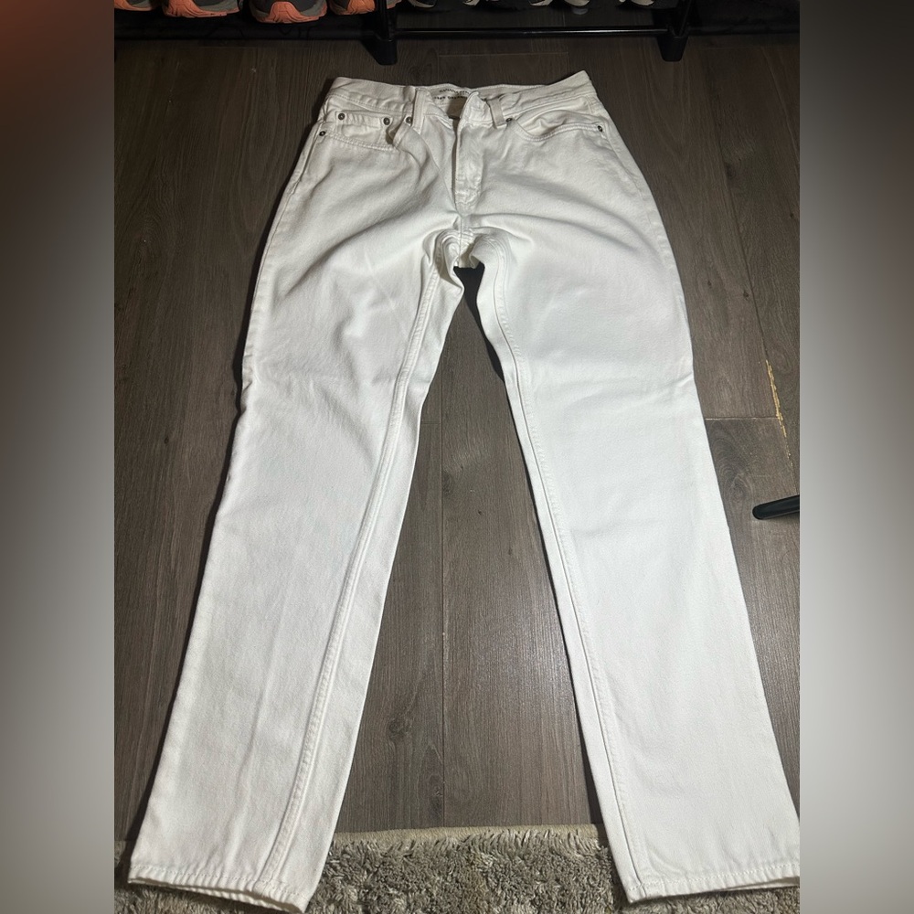 Banana Republic White Jeans